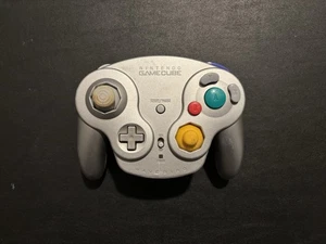 Nintendo GameCube WaveBird Wireless Controller Silver Tested & Works No Dongle - Picture 1 of 21