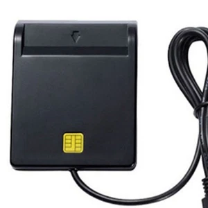 USB-Smartcard-Leser, ID-Geräteanschluss, ID-Karten-Smartcard-Leser (Schwarz7340 - Bild 1 von 6