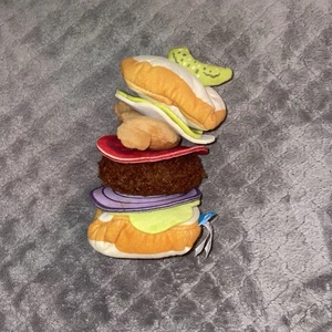 Rindenbox SCOOB! Scooby Doo Groovy Sandwich Plüsch Hundespielzeug Burger Stretch Tauziehen - Bild 1 von 6