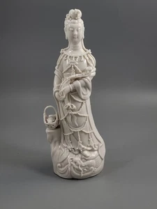 Guanyin En Blanc De Chine, Dehua (Fujian), Début Du 20ème Siècle - Imagen 1 de 9