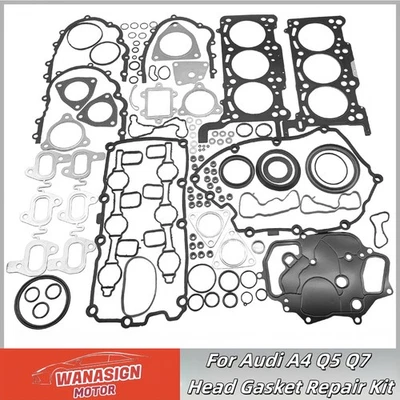 Engine Rebuild Gasket Kit Replacement For Audi A4 Q5 Q7 Head Gasket Repair Kit - Image 1 of 4