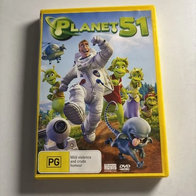 Planet 51  (DVD, 2009) Animation Dwayne Johnson Region 4 NEW - Image 1 of 2