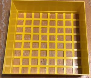 Ersatz gelbe BOX-4-BLOX LEGO Blöcke Ziegel Aufbewahrung Sortierer Sieb 10" - Bild 1 von 2