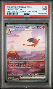 POKEMON 2023 CHARIZARD EX 199/165 151 SPECIAL ILLUSTRATION RARE PSA 9 - Picture 1 of 2