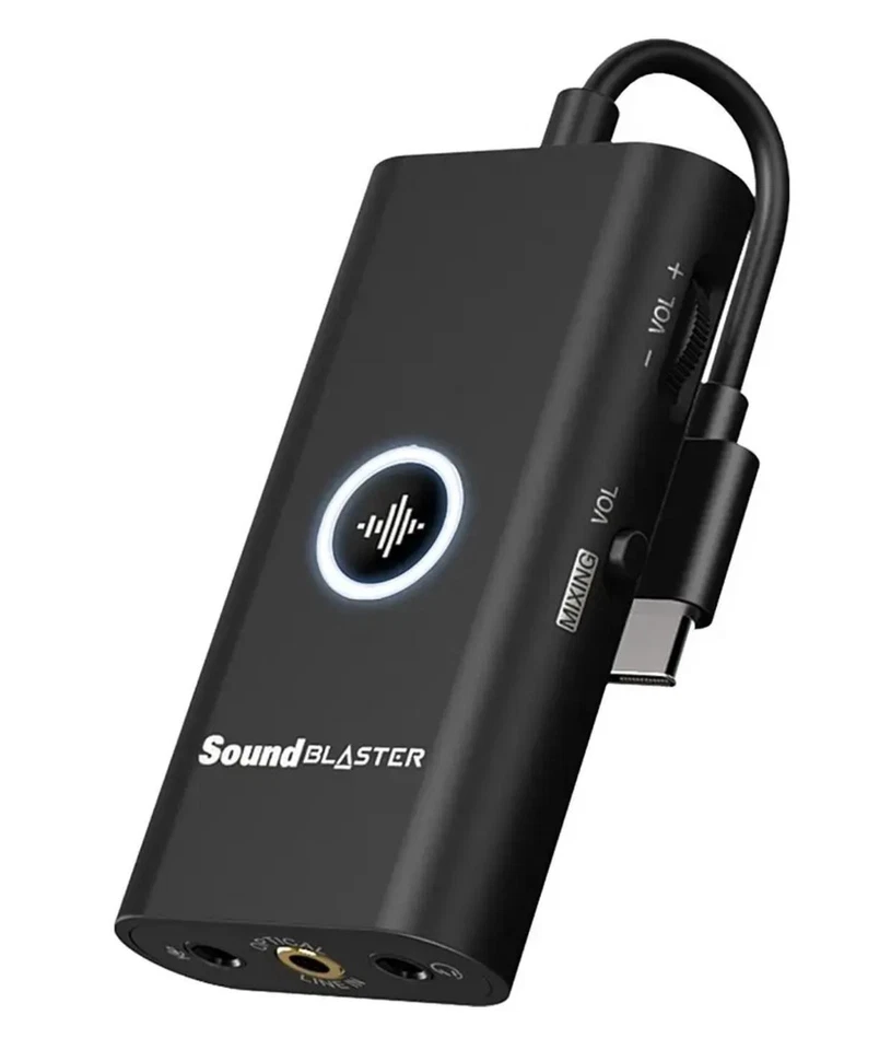 Creative Sound Blaster G3 External USB Sound Card - No Optical Cable - Image 1 of 4