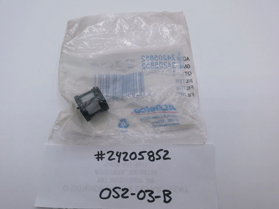 Filtro de transmisión automática genuino GM OEM24205852 AC Delco | OS2-03-B Foto 1 de 3