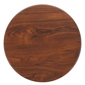 Round Stool Smooth Surface Solid Wood Seating Part Replacement Chair - Picture 1 of 12