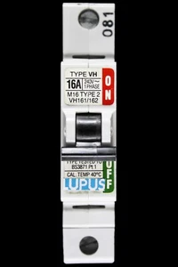 LUPUS 16 AMP TYPE 2 M16 MCB CIRCUIT BREAKER VH161/162 - Picture 1 of 6