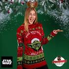 Yoda Star Wars Christmas Jumper Sweater Sweatshirt Xmas Retro Inspired