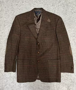 Vintage Tommy Hilfiger Herren Houndstooth kariert Wolle Blazer Sportmantel 42L - Bild 1 von 7