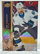 2021-22 Upper Deck Series 2 Erik Karlsson #395 Speckled Rainbow Foil