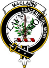 MacLaine Clan Crest Scottish Heraldry Car Sticker Coat Of Arms Highlands