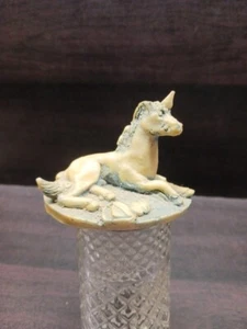 Limited Edition Georgia Marble U.S.A. Unicorn Cream & Blue - Bild 1 von 9