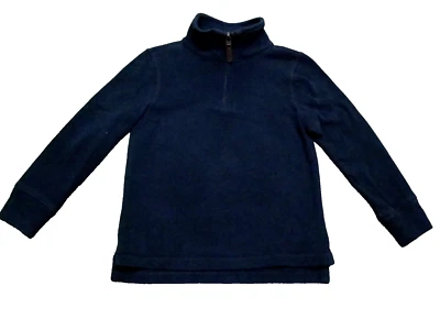 J Crew Crewcuts Boys Size 3 Blue 1/4 Zip Long Sleeve Shirt Sweater - Image 1 of 4