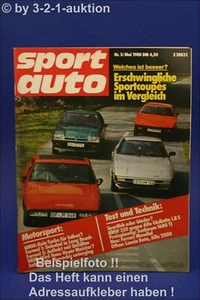 Sport Auto 5/80 Ferrari Mondial Datsun 280 ZX + Poster - Foto 1 di 1