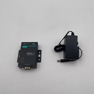 MOXA NPort 5110-1 Serveur de périphérique série à ports, Ethernet 10/100, RS232, DB9 mâle - Photo 1/5