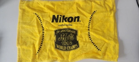 New York Mets 50th anniversary rally towel Nikon Never used Cover