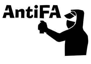 Antifa spray paint crew die cut Vinyl car decal sticker - Picture 1 of 1