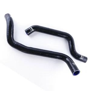 Silicone Radiator Hose Black for Mitsubishi 3000GT GTO Dodge Stealth 1990-2000 - Picture 1 of 10
