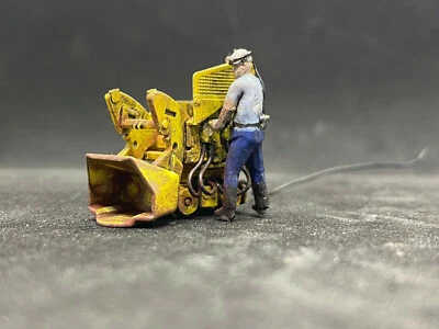 MICRO MINERS Wurfschaufellader PML 63 DDR Wismut Uran Bergbau H0 1:87 Modell Bausatz 3D Druck