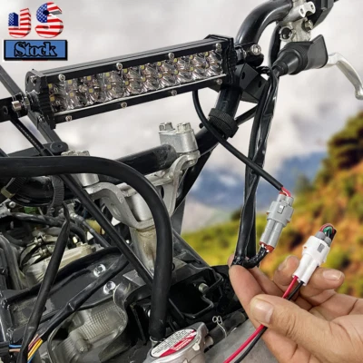 Interruptor de barra de faros LED para HONDA TRX450R 300EX 400EX TRX 250X 90X Plug-N-Play Foto 1 de 4