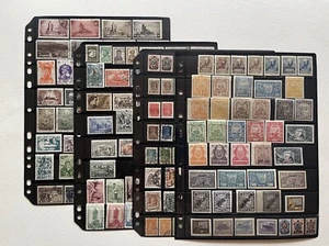 STAMPS= RUSSIA=1918-38 - PERF/IMPERF -DIFFERENT COLORS - MINT/USED- 4pgs#03904 - Picture 1 of 15