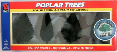 ALL SCALES LIFE-LIKE 1925 POPLAR 4 TREES - Image 1 of 2
