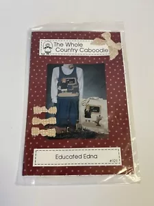 The Whole Country Caboodle teacher jumper appliqué pattern Educated Edna 121 - Picture 1 of 4