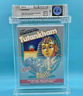 TUTANKHAM  - WATA 9.6 A++  UPSIDE DOWN VARIANT Atari 2600  RARE NEW - KING TUT  - Image 1 of 4