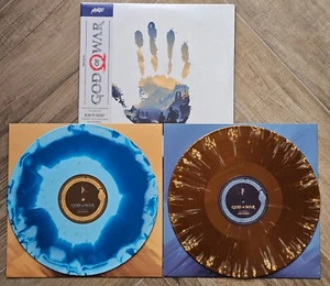 God of War Game Music Vinyl Ost LP Bronze Blue Version Bear McCreary RARE - Picture 1 of 6