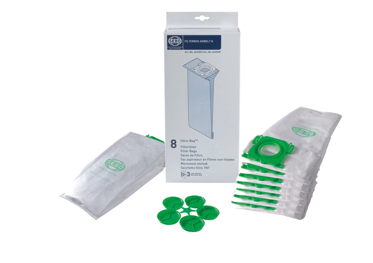 MohMus 20 Sacchetti Per Aspirapolvere SEBO 370, 470 Electronic - Foto 8