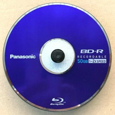 Panasonic BD-R 50GB 1 ~ 2x Blu Ray Recordable Blank Disc - Image 1 of 3
