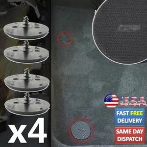 For BMW MINI 4Pcs Carpet type Floor Mat Screw Hook Fastener Clips #9171368 - Picture 1 of 5