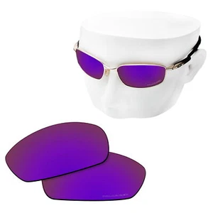 SNARK Sunglasses Lenses for-Oakley Blender POLARIZED Etched- Purple - Picture 1 of 3