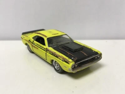 ИНДИВИДУАЛЬНЫЙ Greenlight 1/64 Выветренный Амбар Находка Желтый 1970 Dodge Challenger T/A - Изображение 1 из 4