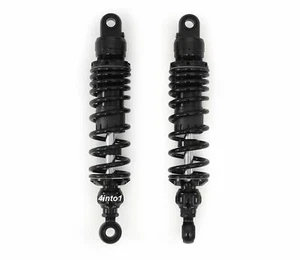 Adjustable Black Performance CNC Rear Shock Absorbers 310mm - 320mm 12.5" Shocks - Picture 1 of 1