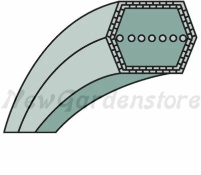 Cinghia esagonale trattorino tagliaerba rasaerba compatibile MURRAY AA73