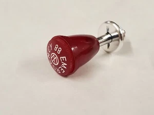 VW typ 1 Beetle 66 67 hazard emergency Flasher red knob 12v & switch nut - Picture 1 of 2