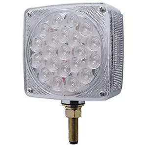 Double Face Turn Signal (45 LED ) Amber LED/Clear Lens - Picture 1 of 1