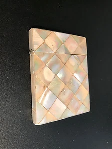 Mother of Pearl Box, Card Holder French Art Deco 1920's  - Picture 1 of 12