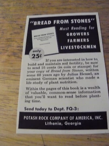 THE FARM QUARTERLY-PRIMAVERA 1957-AD- POTASH ROCK CO. OF AMERICA/Lithonia, GA - Imagen 1 de 1