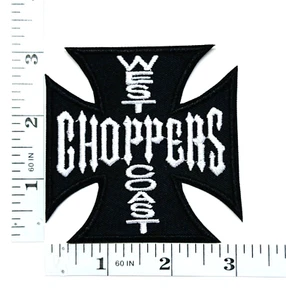 Embroidered Patch - Custom Motorcycles - West Coast Choppers - NEW - Iron-on - Picture 1 of 1