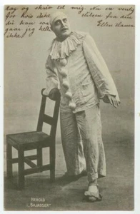 c1915 tenor Vilhelm Herold in the opera "Bajadser" picture postcard - Picture 1 of 2