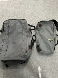 Vintage LL BEAN Convertible Backpack Duffle Bag Gray Hiking Camping Travel USA - Picture 1 of 17