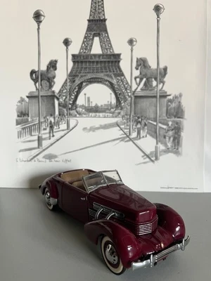 Franklin Mint Cord Convertible 37   1:24  inkl. OVP - Bild 1 von 4
