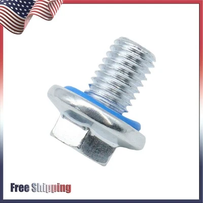 New Engine Oil Drain Plug Bolt W/Gasket For Buick Cadillac Chevrolet 55577568 - Image 1 of 4