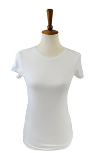 T-shirt Vince Little Boy manica corta donna XS bianca girocollo capsula classica - Foto 1 di 7