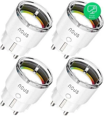 Inalámbrica Wifi Inteligente Enchufe (4pcs) 3450W, 16A, Tuya/ Vida, NOUS A1 - Imagen 1 de 4