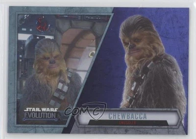 2016 Topps Star Wars Evolution Purple Lightsaber Chewbacca Smuggler #59 z7j - Image 1 of 3