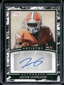 Jacob Copeland 2022 Sage Artistry White Border Auto Autograph Rookie Rc - Picture 1 of 2